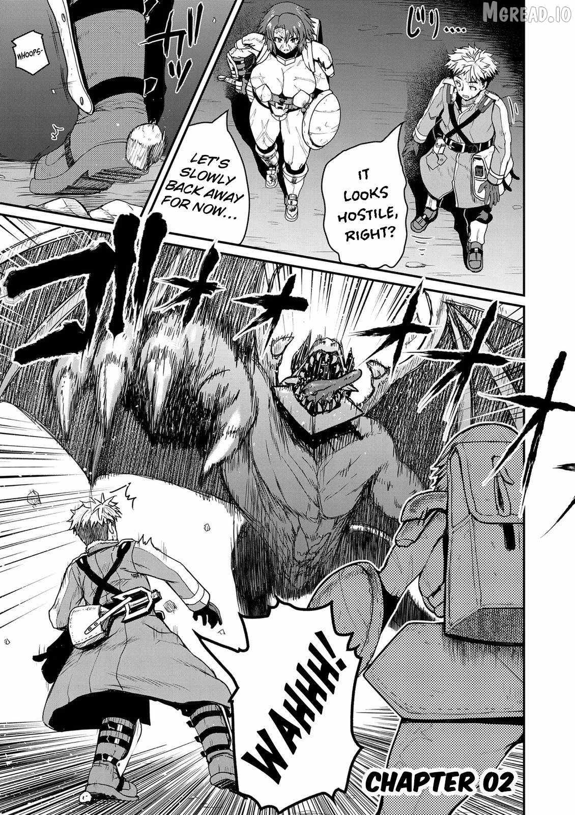 Henkyou no Ofuroya-san, Harem ni naru ~Yamaoku ni Arusabireta Onsen no Kounou ga Chiutosugite Onna Bouken-sha ni Daininkina Ken~ Chapter 2-eng-li - Page 1