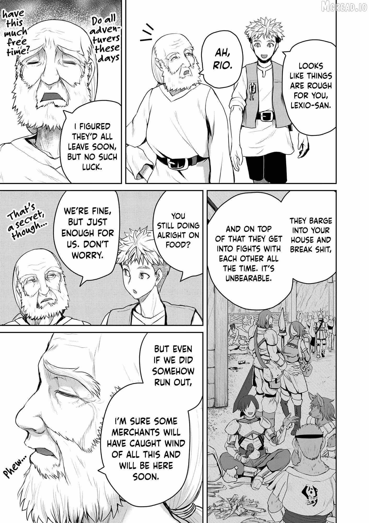Henkyou no Ofuroya-san, Harem ni naru ~Yamaoku ni Arusabireta Onsen no Kounou ga Chiutosugite Onna Bouken-sha ni Daininkina Ken~ Chapter 9-eng-li - Page 5