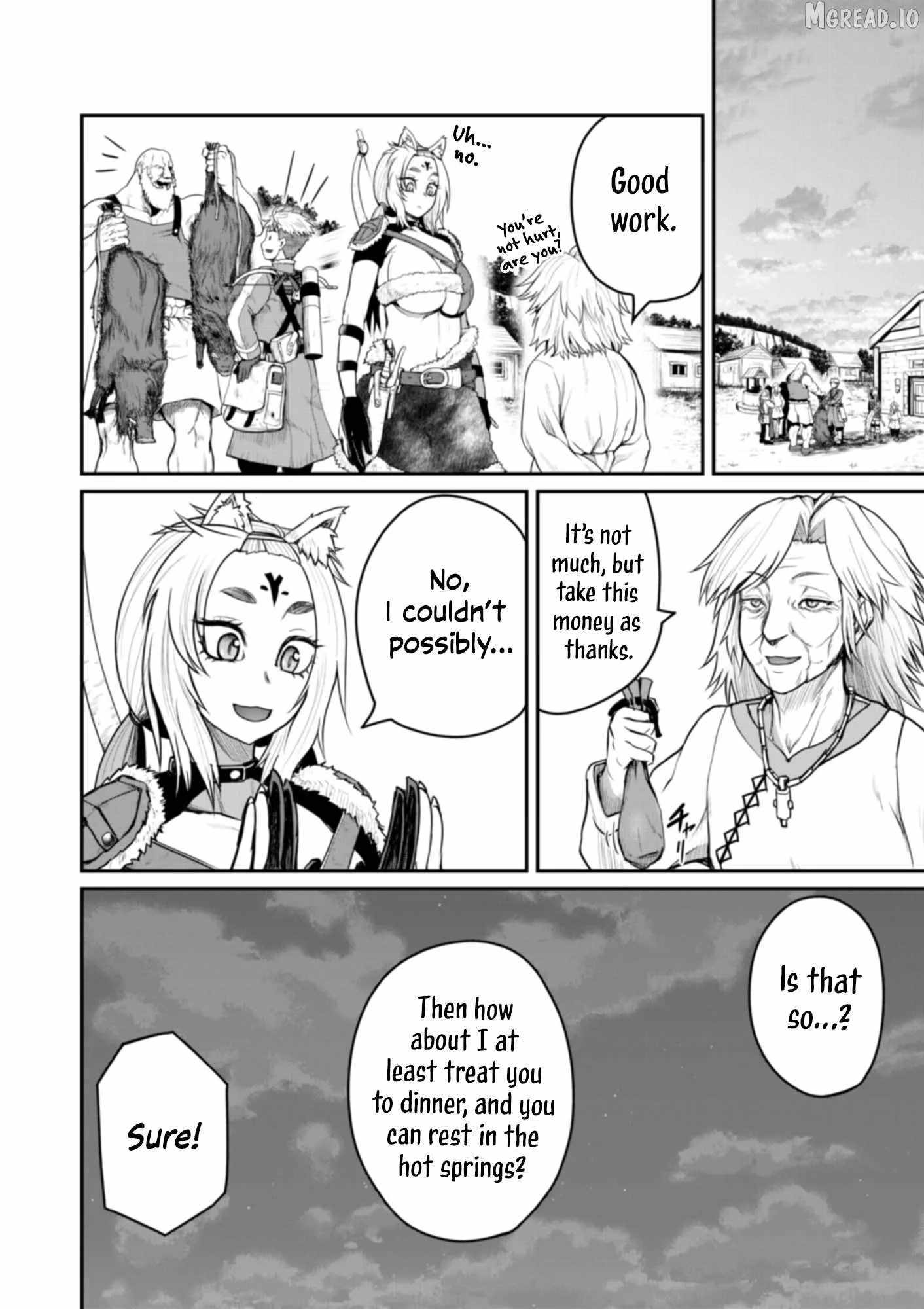 Henkyou no Ofuroya-san, Harem ni naru ~Yamaoku ni Arusabireta Onsen no Kounou ga Chiutosugite Onna Bouken-sha ni Daininkina Ken~ Chapter 7-eng-li - Page 12
