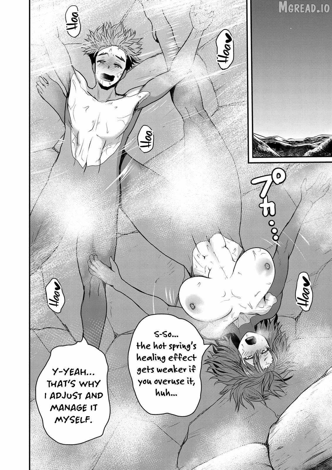 Henkyou no Ofuroya-san, Harem ni naru ~Yamaoku ni Arusabireta Onsen no Kounou ga Chiutosugite Onna Bouken-sha ni Daininkina Ken~ Chapter 3-eng-li - Page 22