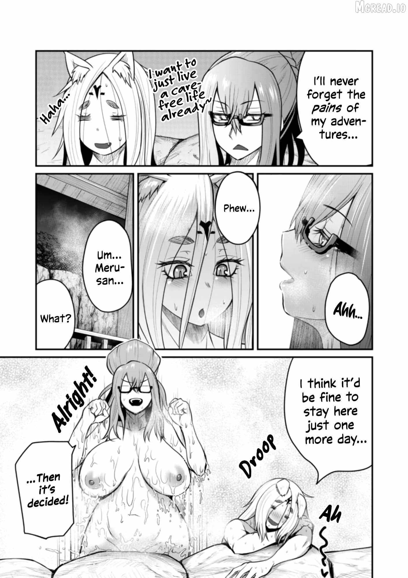 Henkyou no Ofuroya-san, Harem ni naru ~Yamaoku ni Arusabireta Onsen no Kounou ga Chiutosugite Onna Bouken-sha ni Daininkina Ken~ Chapter 7-eng-li - Page 19