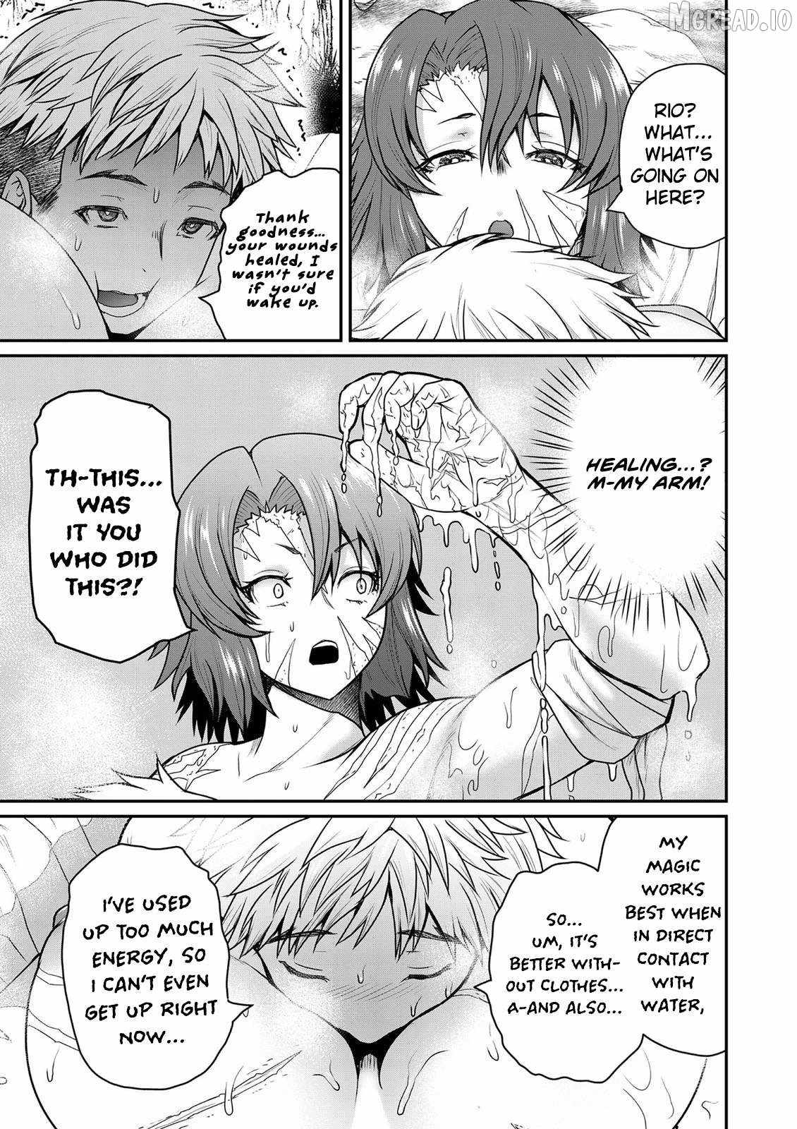 Henkyou no Ofuroya-san, Harem ni naru ~Yamaoku ni Arusabireta Onsen no Kounou ga Chiutosugite Onna Bouken-sha ni Daininkina Ken~ Chapter 2-eng-li - Page 19