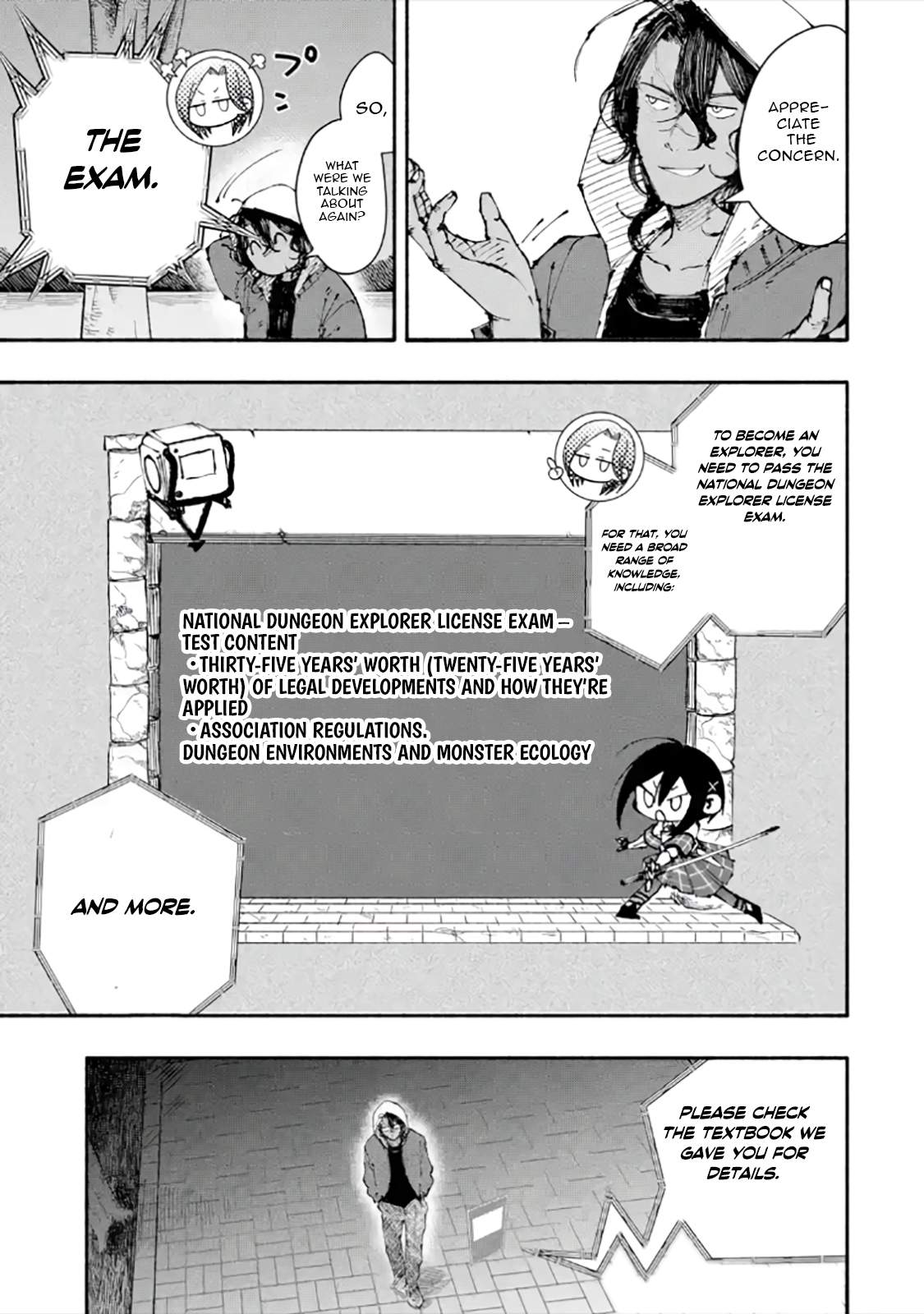 Dungeon ni Tojikomerarete 25-nen. Kyuushutsu sareta Toki ni wa Rippa na Fushinsha ni Natteita Chapter 4-1-eng-li - Page 3