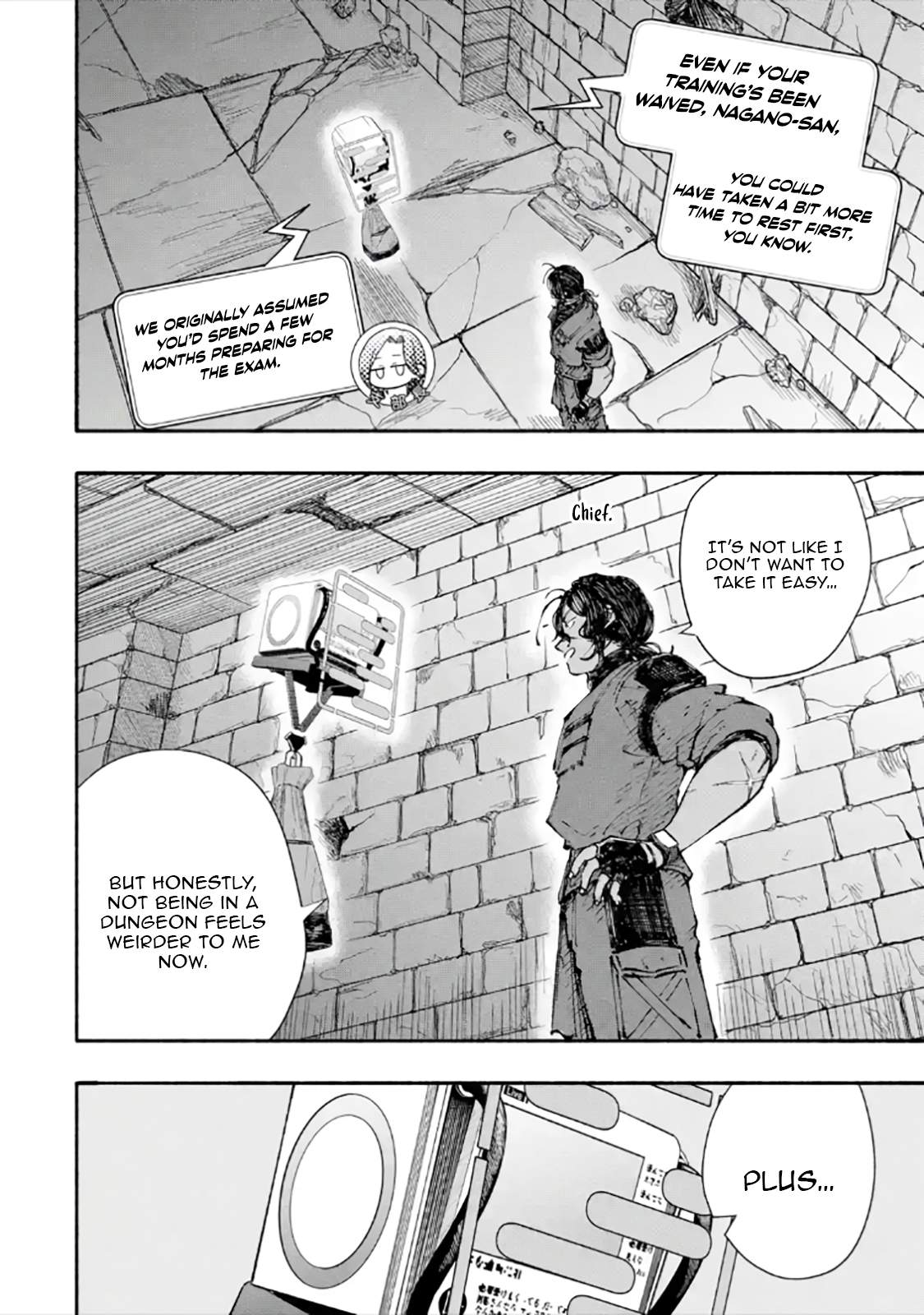 Dungeon ni Tojikomerarete 25-nen. Kyuushutsu sareta Toki ni wa Rippa na Fushinsha ni Natteita Chapter 4-1-eng-li - Page 8