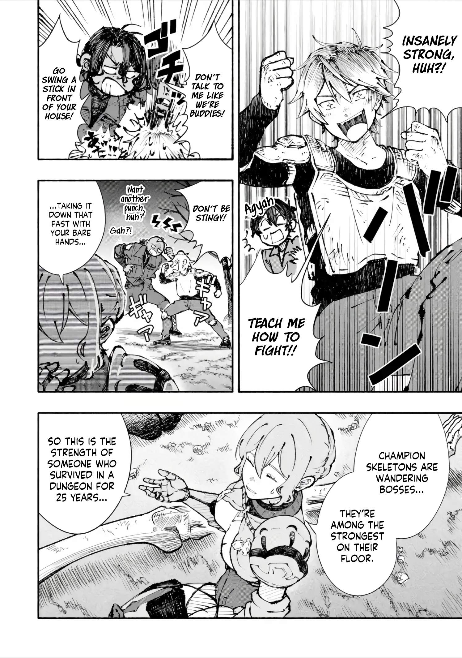 Dungeon ni Tojikomerarete 25-nen. Kyuushutsu sareta Toki ni wa Rippa na Fushinsha ni Natteita Chapter 6-2-eng-li - Page 2