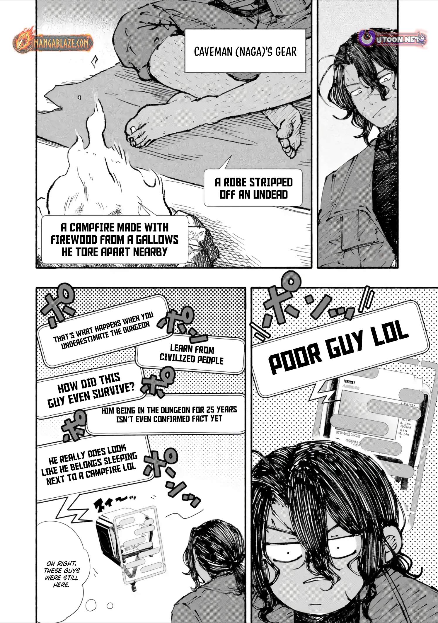 Dungeon ni Tojikomerarete 25-nen. Kyuushutsu sareta Toki ni wa Rippa na Fushinsha ni Natteita Chapter 6-3-eng-li - Page 3