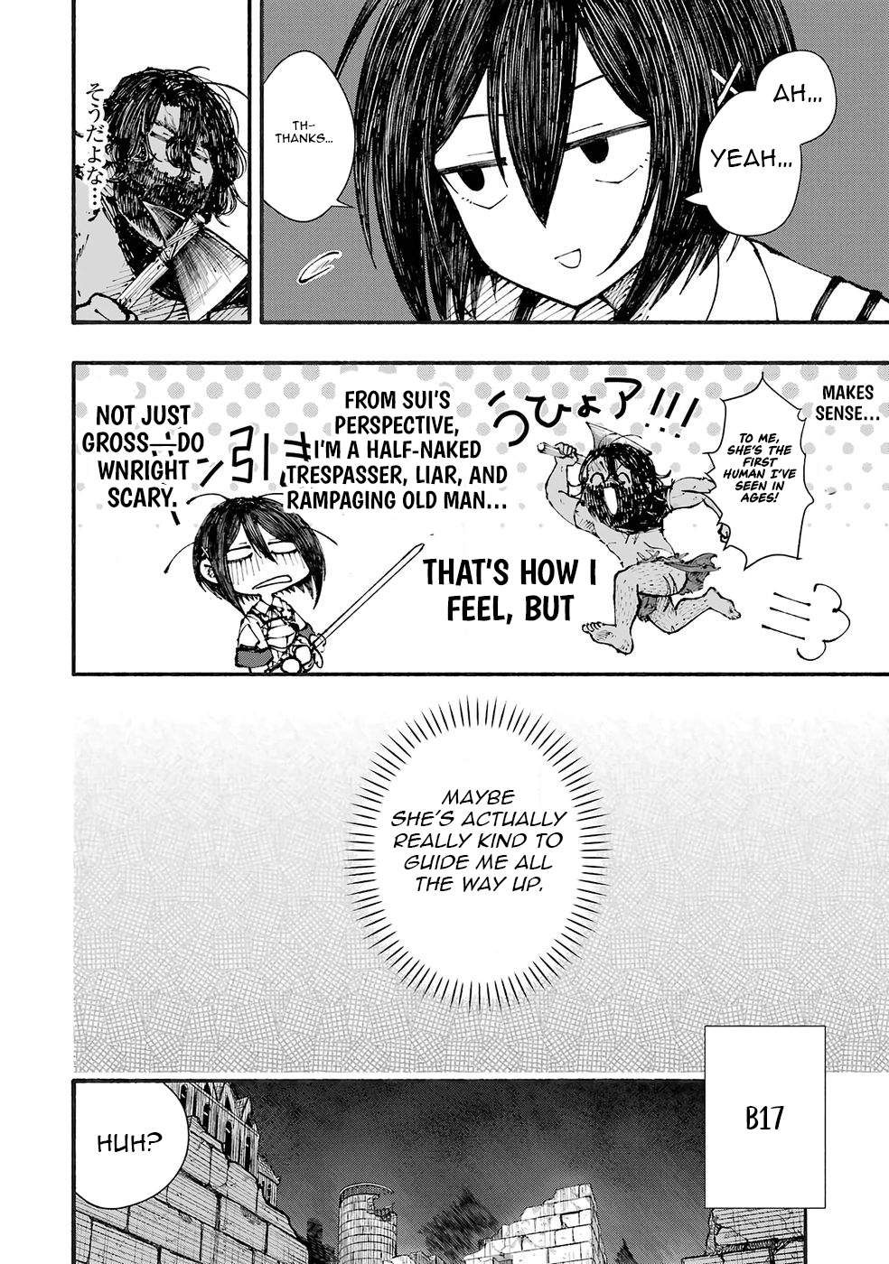 Dungeon ni Tojikomerarete 25-nen. Kyuushutsu sareta Toki ni wa Rippa na Fushinsha ni Natteita Chapter 2-eng-li - Page 18