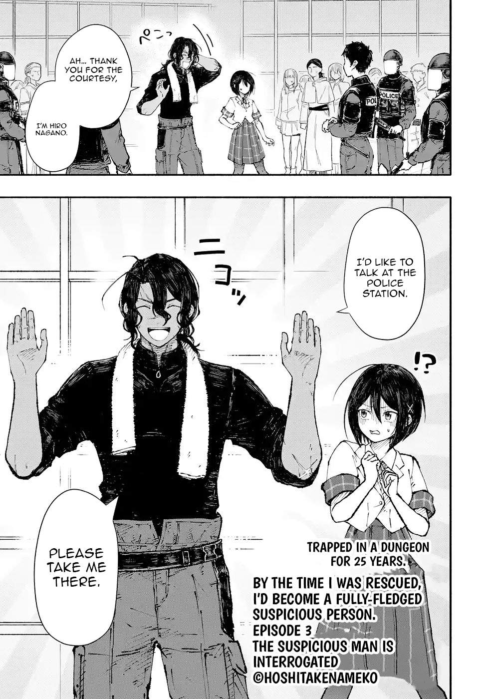 Dungeon ni Tojikomerarete 25-nen. Kyuushutsu sareta Toki ni wa Rippa na Fushinsha ni Natteita Chapter 3-eng-li - Page 1