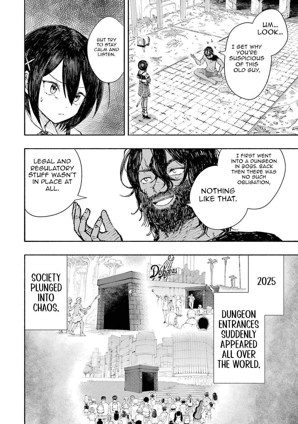 Dungeon ni Tojikomerarete 25-nen. Kyuushutsu sareta Toki ni wa Rippa na Fushinsha ni Natteita Chapter 2-eng-li - Page 10