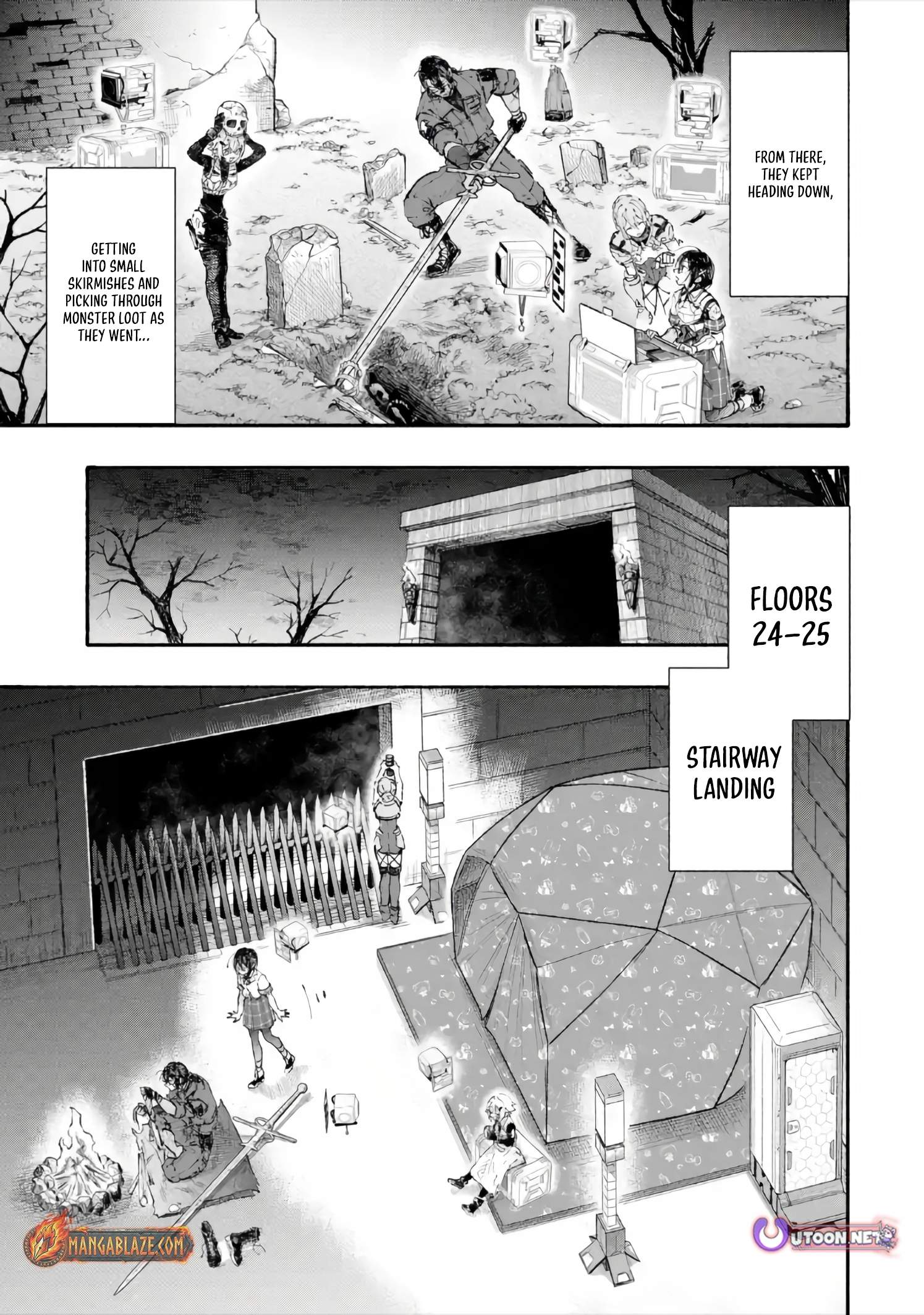 Dungeon ni Tojikomerarete 25-nen. Kyuushutsu sareta Toki ni wa Rippa na Fushinsha ni Natteita Chapter 6-2-eng-li - Page 9