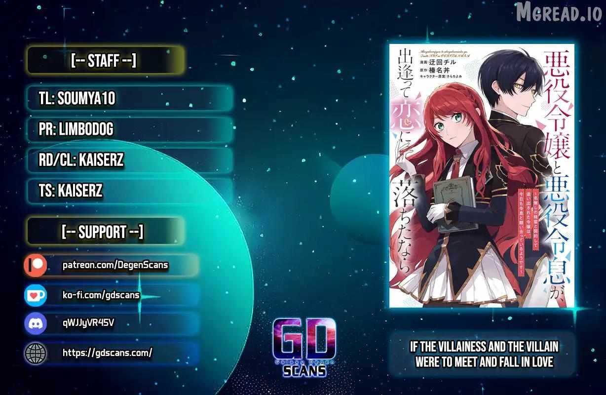If the villainess and the villain were to meet and fall in love ~It seems the shunned heroine who formed a contract with an unnamed spirit is fighting with the nobleman yet again Chapter 35-eng-li - Page 0