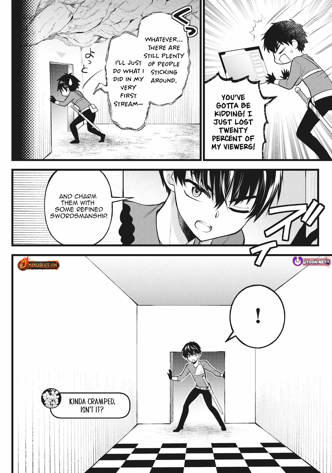 The Belly-Punching Dungeon Streamer: Why I Fight Even in a World with a 1:100 Male-to-Female Ratio Chapter 4-eng-li - Page 5
