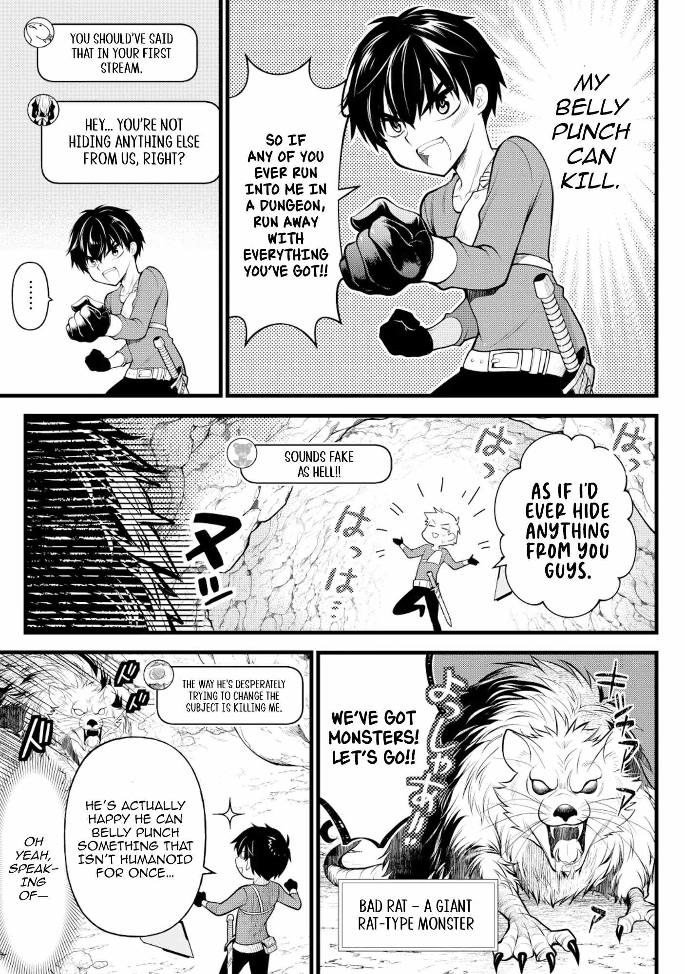 The Belly-Punching Dungeon Streamer: Why I Fight Even in a World with a 1:100 Male-to-Female Ratio Chapter 4-eng-li - Page 22