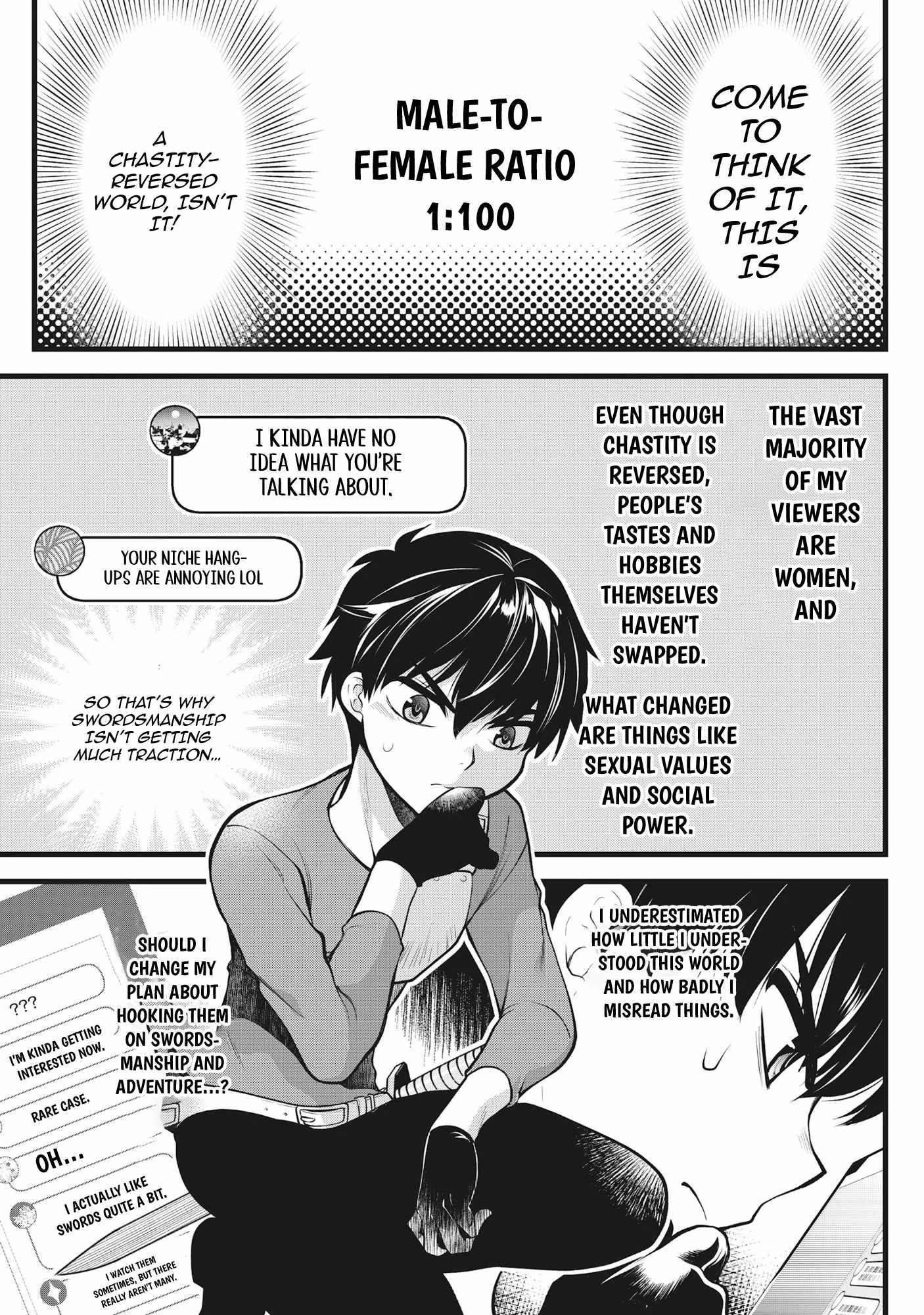 The Belly-Punching Dungeon Streamer: Why I Fight Even in a World with a 1:100 Male-to-Female Ratio Chapter 4-eng-li - Page 10