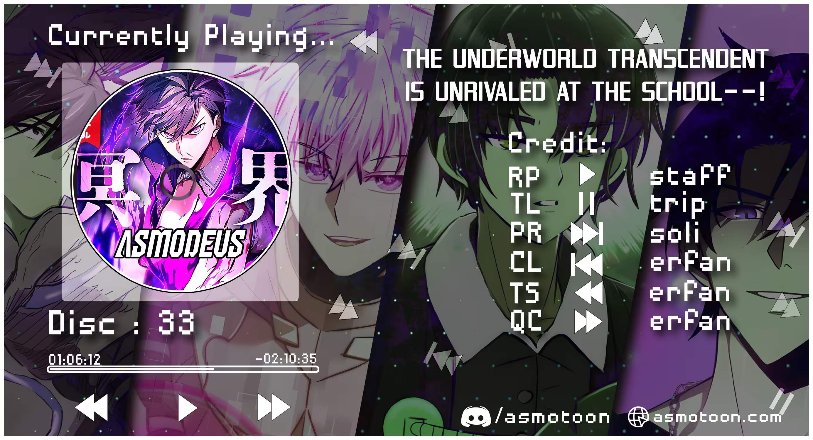 The Underworld Transcendent Is Unrivaled at the School——! Chapter 33-eng-li - Page 0