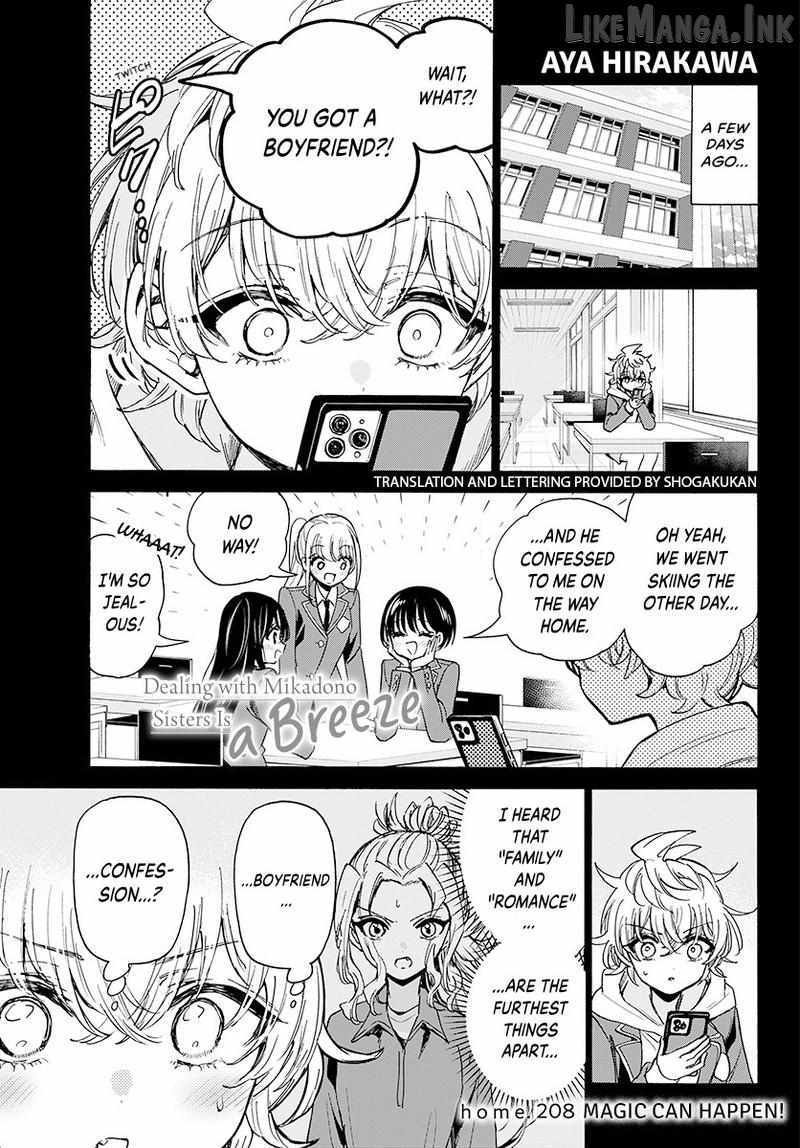 Mikadono Sanshimai wa Angai, Choroi Chapter 208-eng-li - Page 1