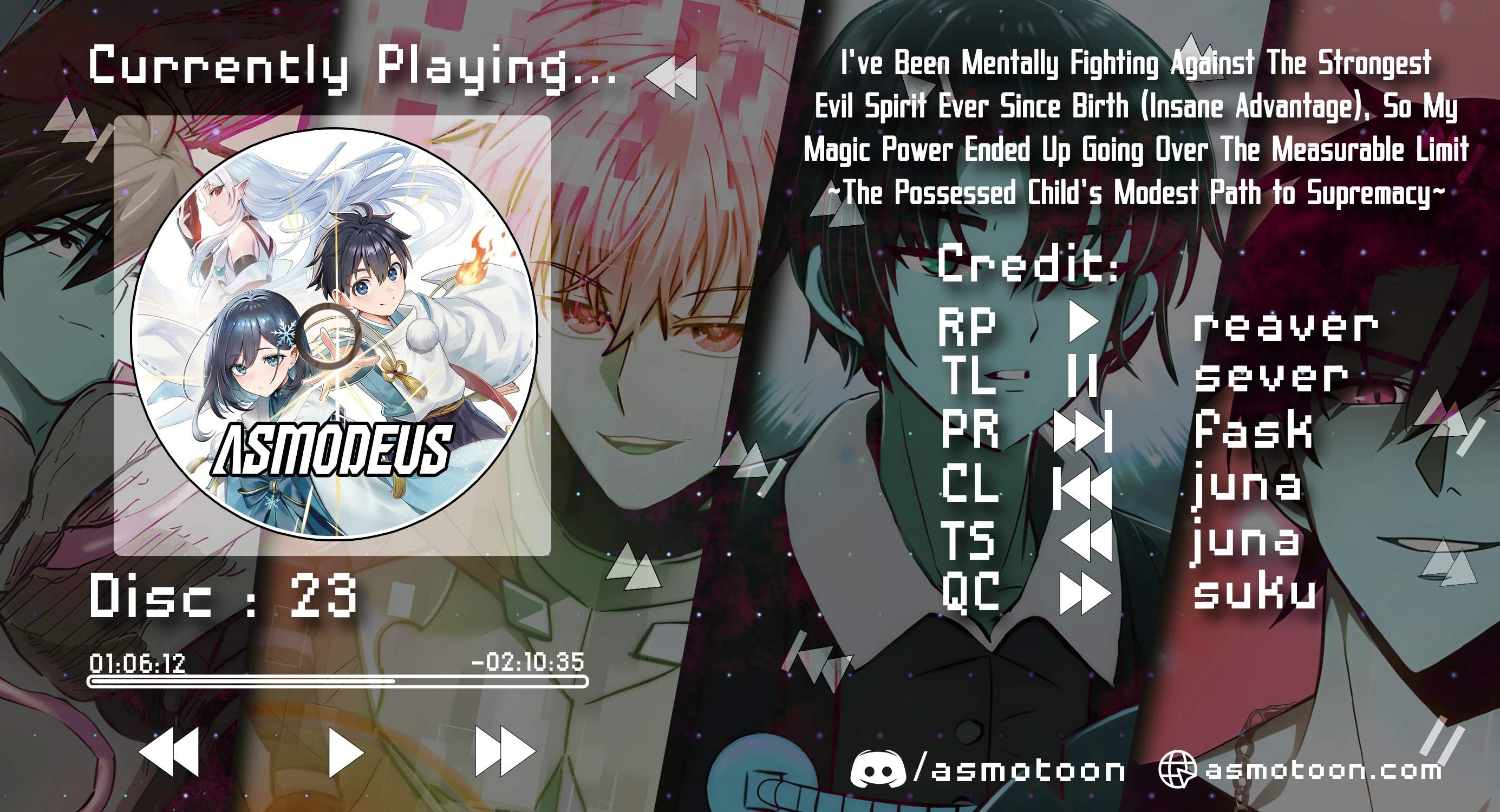 I’ve Been Mentally Fighting Against The Strongest Evil Spirit Ever Since Birth (Insane Advantage), So My Magic Power Ended Up Going Over The Measurable Limit ~The Possessed Child’s Modest Path to Supremacy~ Chapter 23-eng-li - Page 0