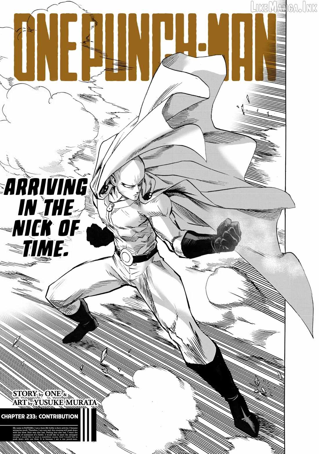 One-Punch Man Chapter 233-eng-li - Page 0