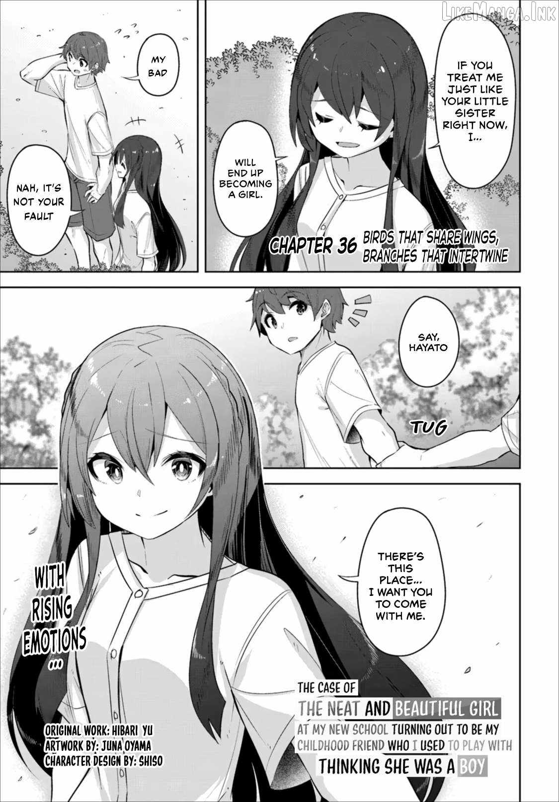 Tenkosaki: The Neat and Pretty Girl at My New School Is a Childhood Friend of Mine Who I Thought Was a Bo Chapter 36-eng-li - Page 0