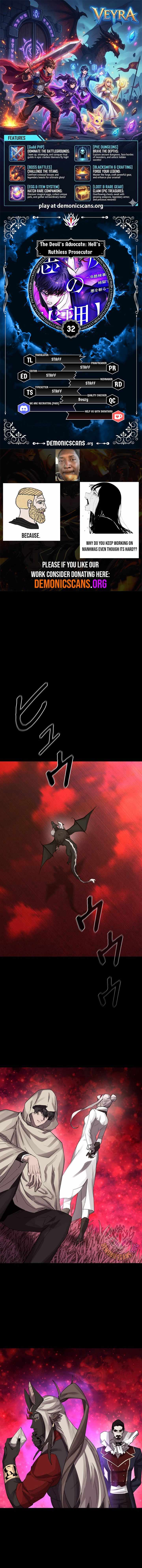 The Devil's Advocate: Hell's Ruthless Prosecutor Chapter 32-eng-li - Page 0