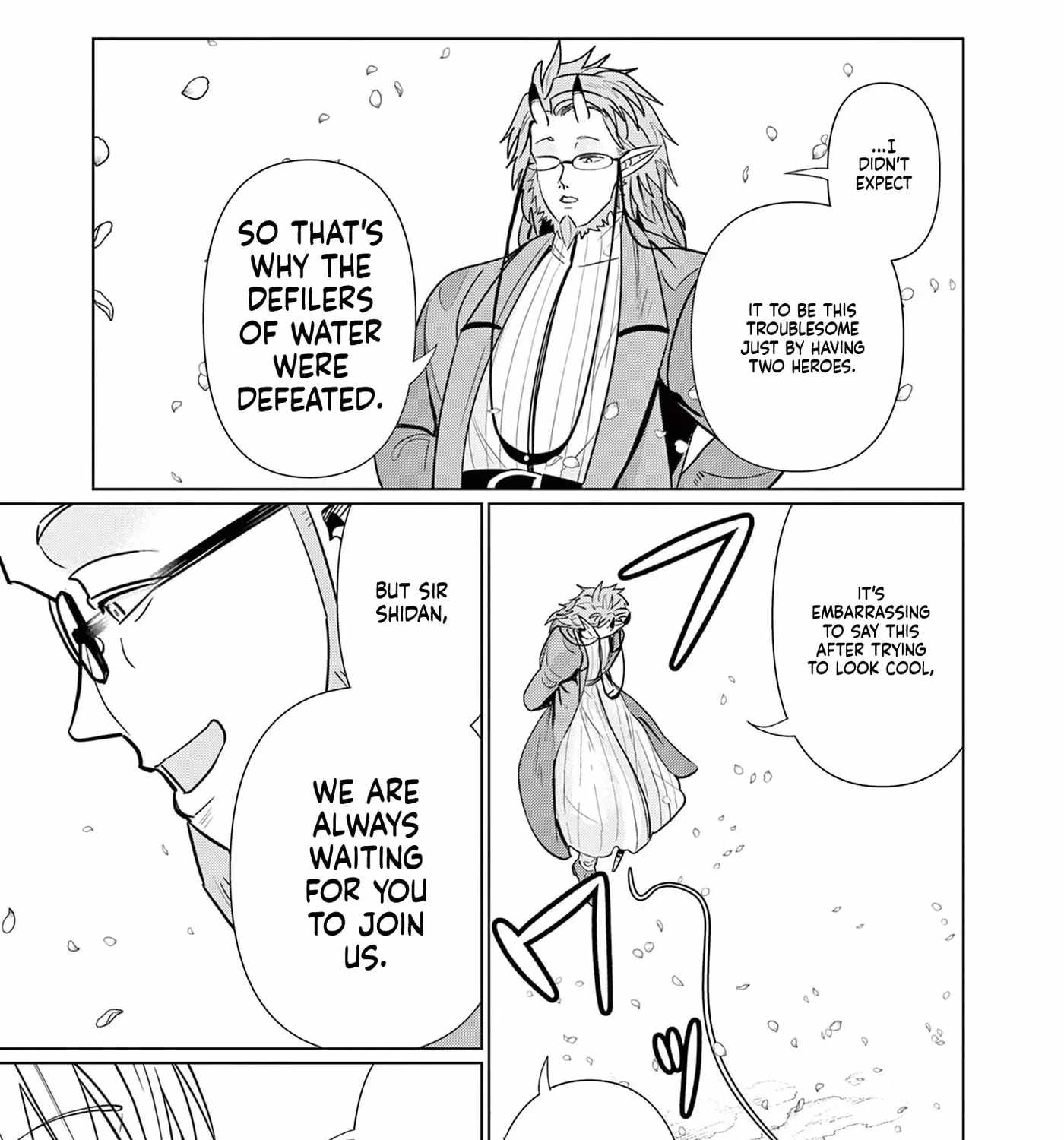 Moto Deshi ga Maou ni Natta Sei de, Yuusha ni Renkou saremashita. Chapter 6-eng-li - Page 49