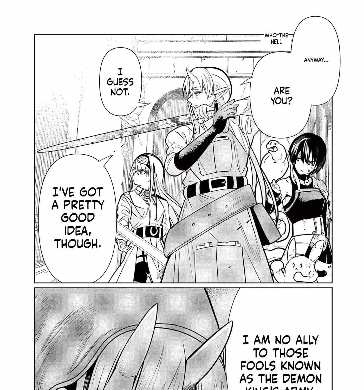 Moto Deshi ga Maou ni Natta Sei de, Yuusha ni Renkou saremashita. Chapter 7-eng-li - Page 47