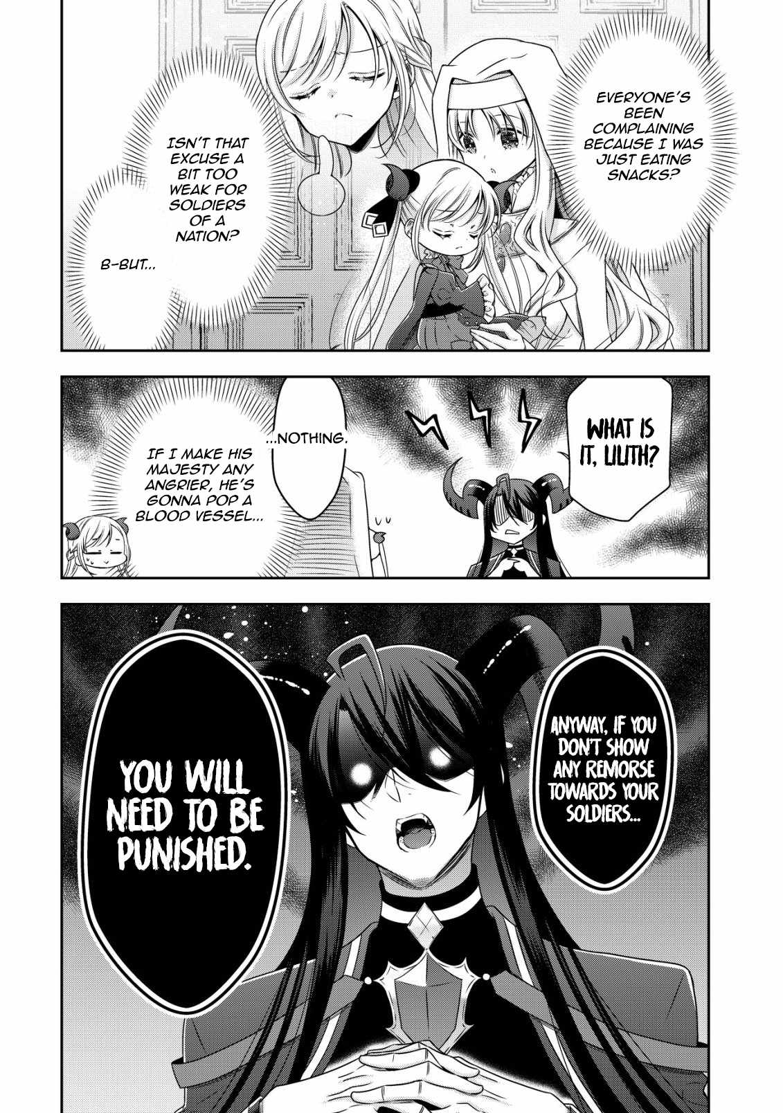 Youjo Musou: Nakama ni Uragirareta Shoukanshi, Mazoku no Oujo ni Natte "Eirei Shoukan" de Dekiai Slow Life wo Okuru Chapter 22-eng-li - Page 19