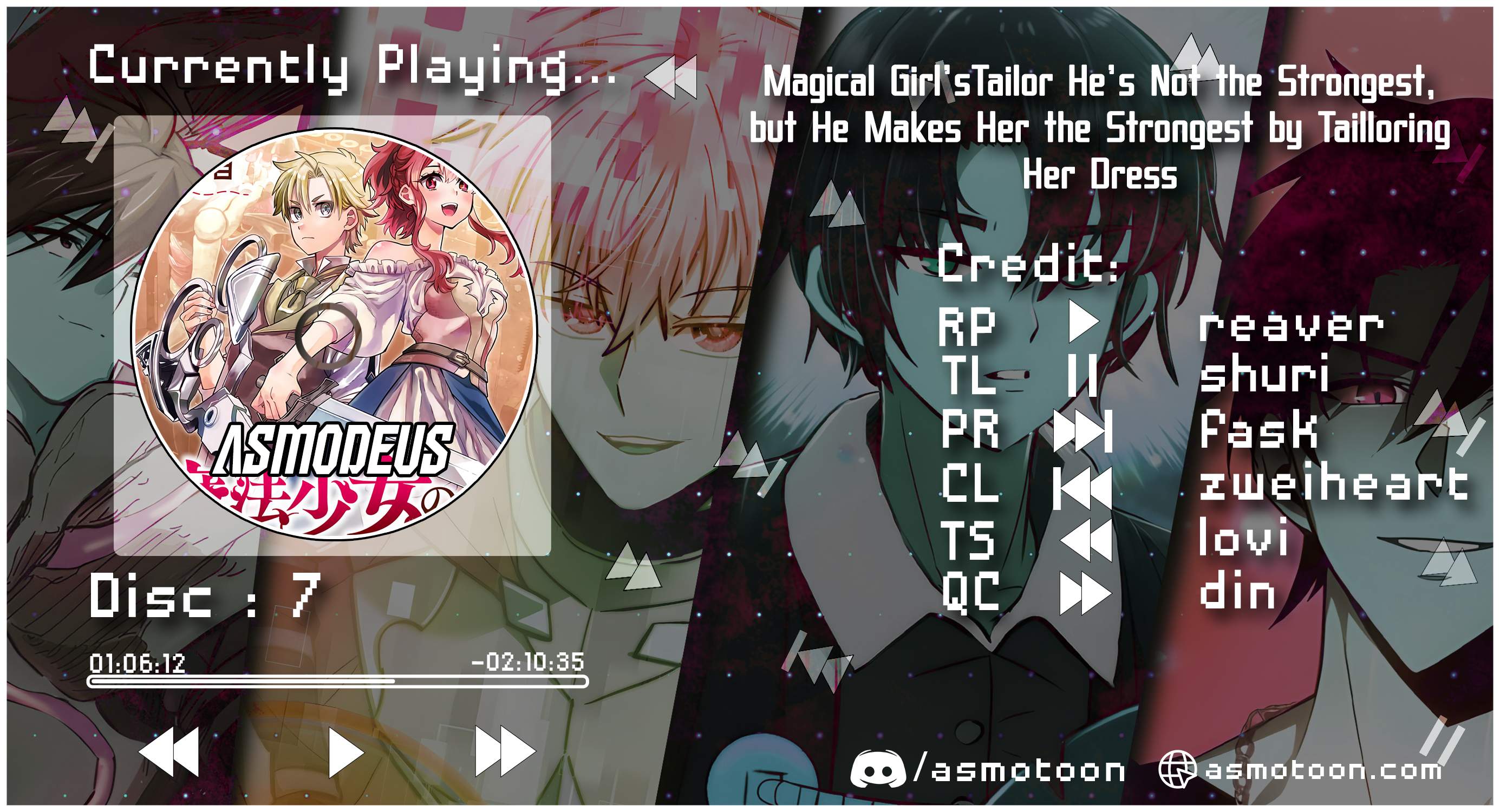 Magical Girl’s Tailor He’s Not the Strongest, but He Makes Her the Strongest by Tailloring Her Dress Chapter 7-eng-li - Page 0