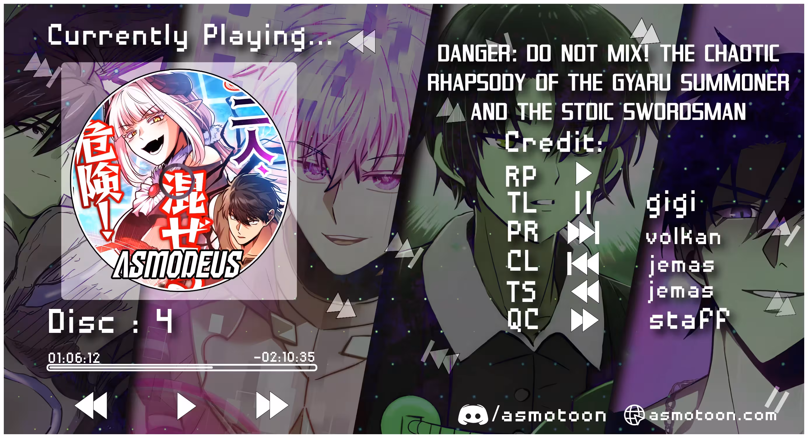 Danger: Do Not Mix! The Chaotic Rhapsody of the Gyaru Summoner and the Stoic Swordsman Chapter 1-eng-li - Page 0