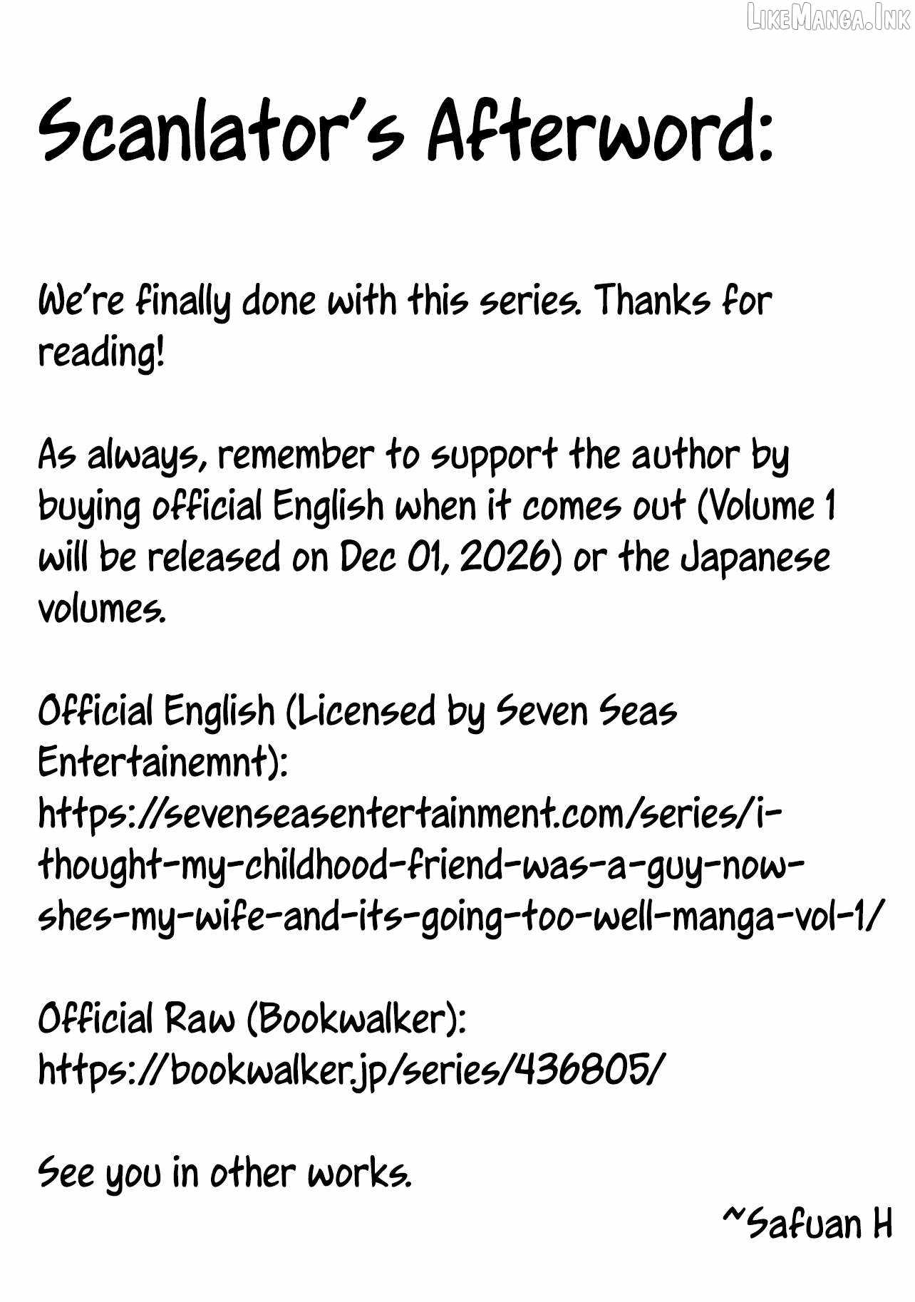 Regarding of My Married Life with a Childhood Friend Whom I Thought was a Boy going Way Too Smoothly. Chapter 20-eng-li - Page 32