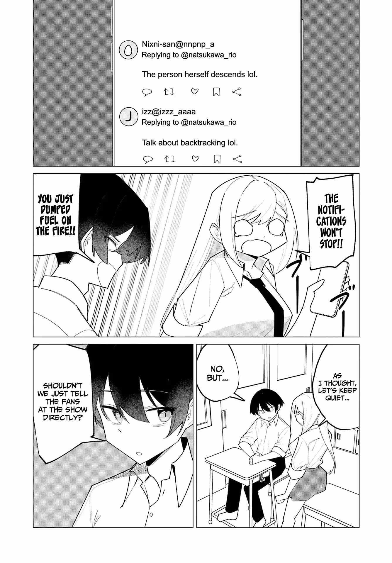 Chika Idol wo Kage de Sasaeru Ore Chapter 21-eng-li - Page 11