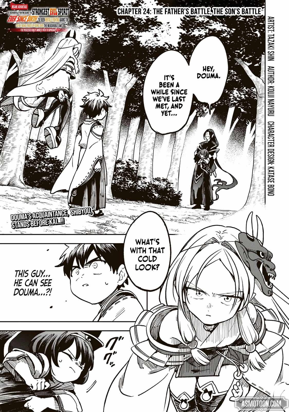 I’ve Been Mentally Fighting Against The Strongest Evil Spirit Ever Since Birth (Insane Advantage), So My Magic Power Ended Up Going Over The Measurable Limit ~The Possessed Child’s Modest Path to Supremacy~ Chapter 24-eng-li - Page 1