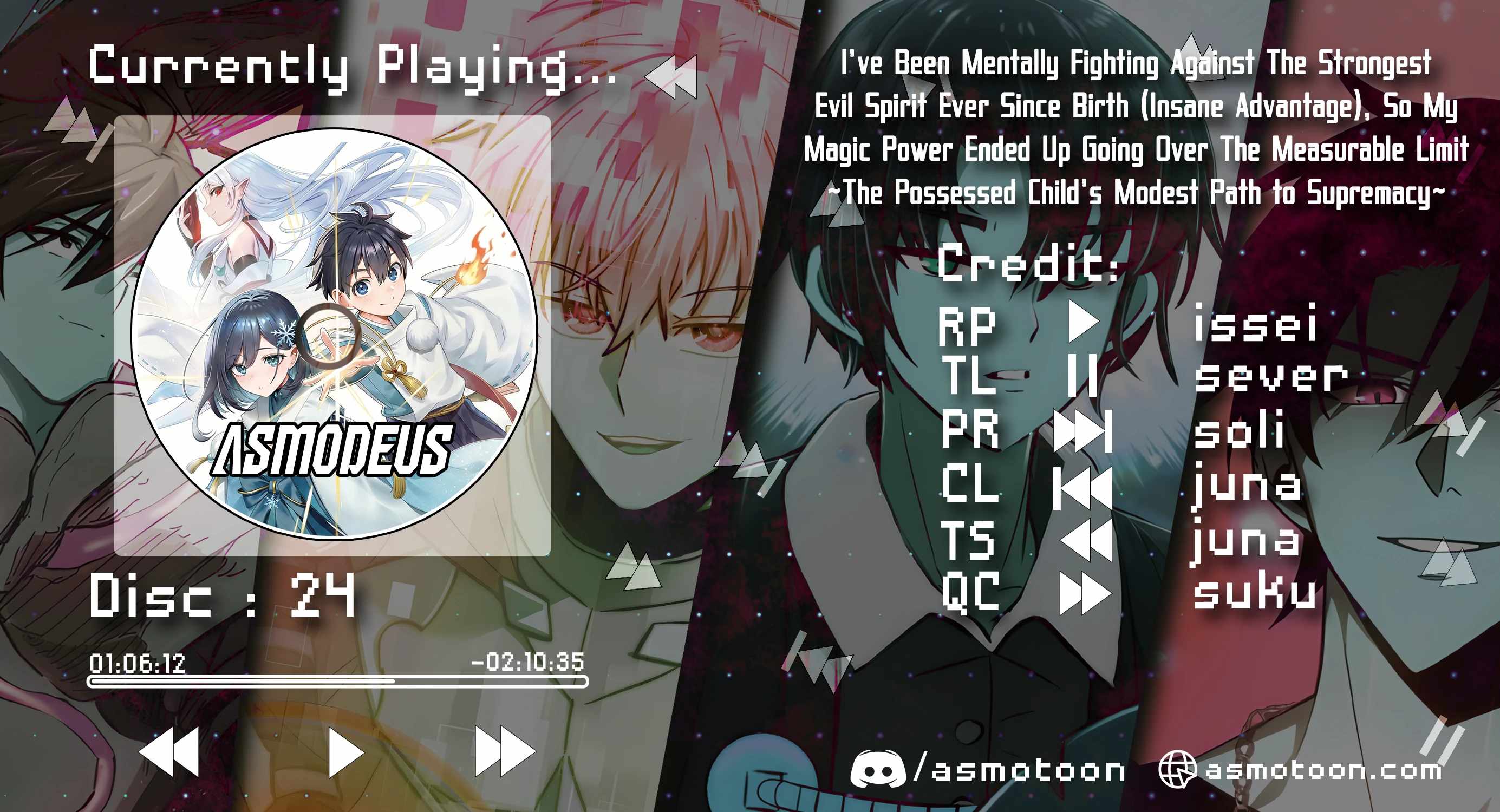 I’ve Been Mentally Fighting Against The Strongest Evil Spirit Ever Since Birth (Insane Advantage), So My Magic Power Ended Up Going Over The Measurable Limit ~The Possessed Child’s Modest Path to Supremacy~ Chapter 24-eng-li - Page 0