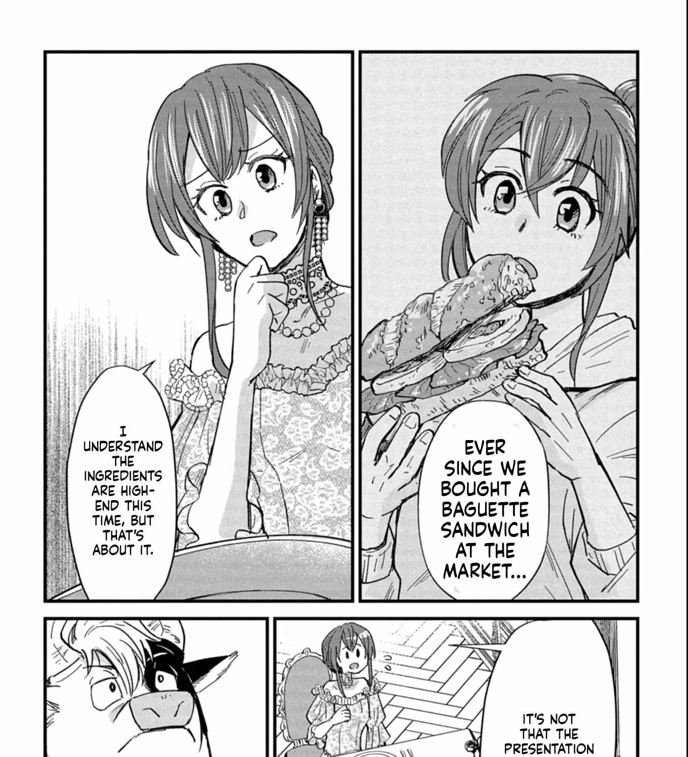 Tenkuu no Isekai Bistro-Ten - Kanban Musume Sorano ga Oishii Shiawase Todokemasu Chapter 12-eng-li - Page 53
