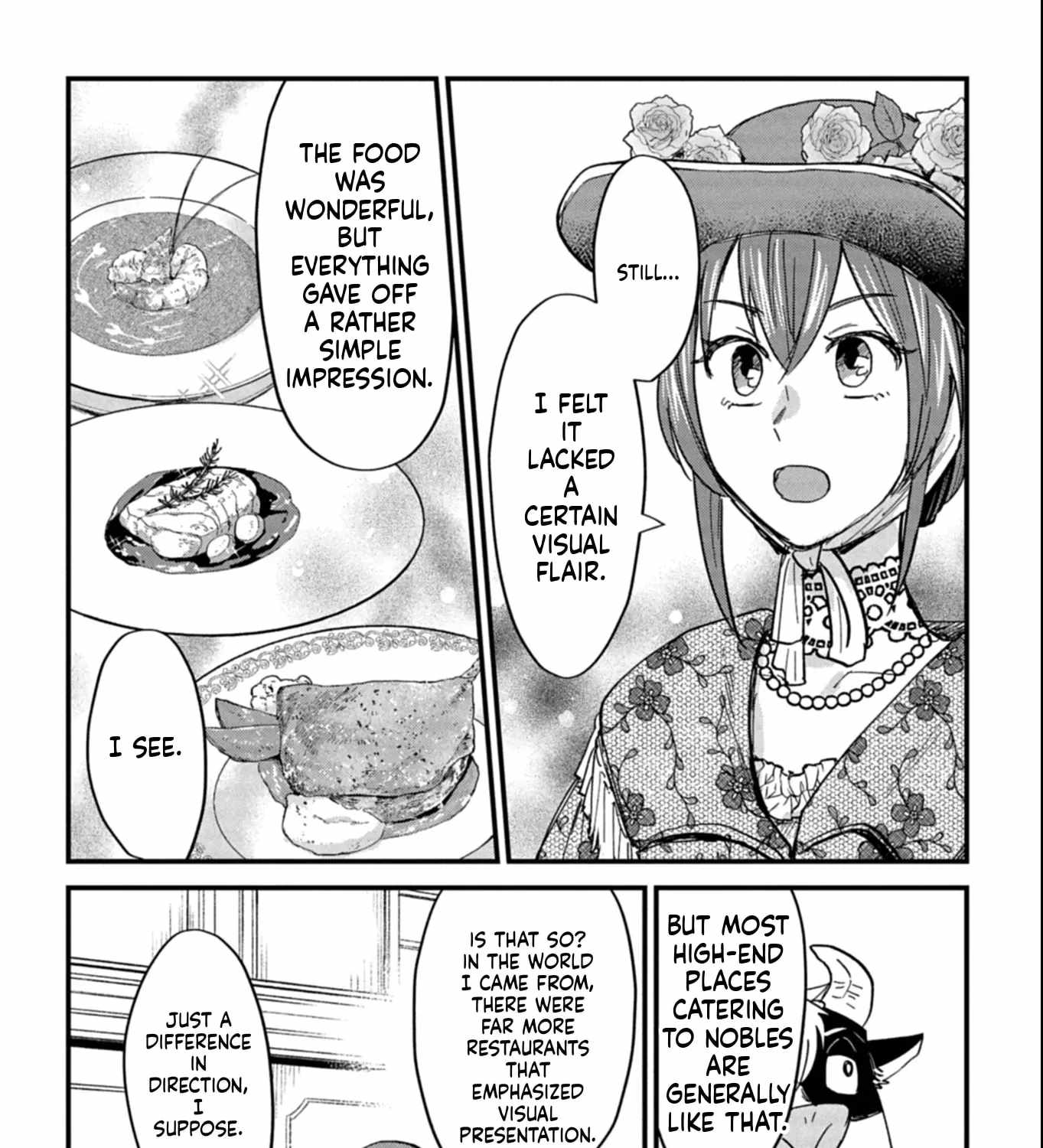 Tenkuu no Isekai Bistro-Ten - Kanban Musume Sorano ga Oishii Shiawase Todokemasu Chapter 12-eng-li - Page 45
