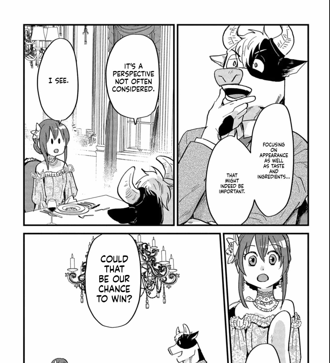 Tenkuu no Isekai Bistro-Ten - Kanban Musume Sorano ga Oishii Shiawase Todokemasu Chapter 12-eng-li - Page 55