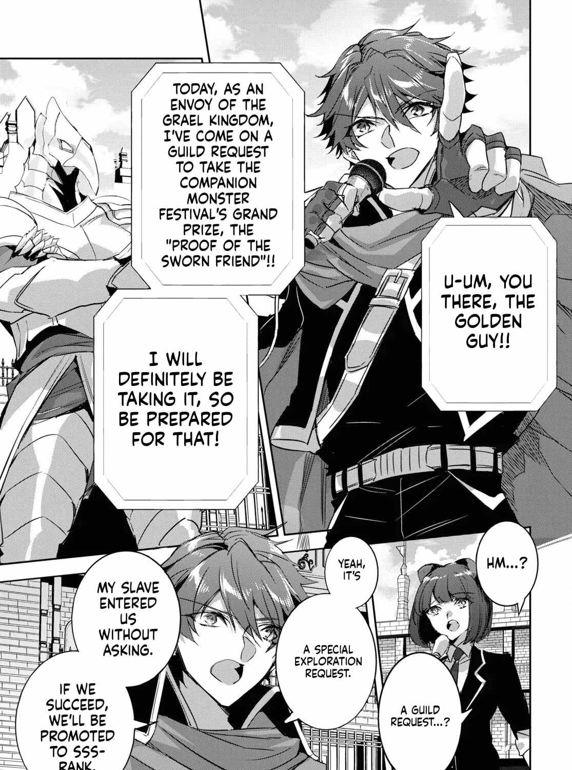 TENSAI SAIJAKU MAMONOTSUKAI HA KIKAN SHITAI ~SAIKYOU NO JUUSHA TO HIKIHANASARETE MISHIRANU CHI NI TOBASAREMASHITA Chapter 17-eng-li - Page 39