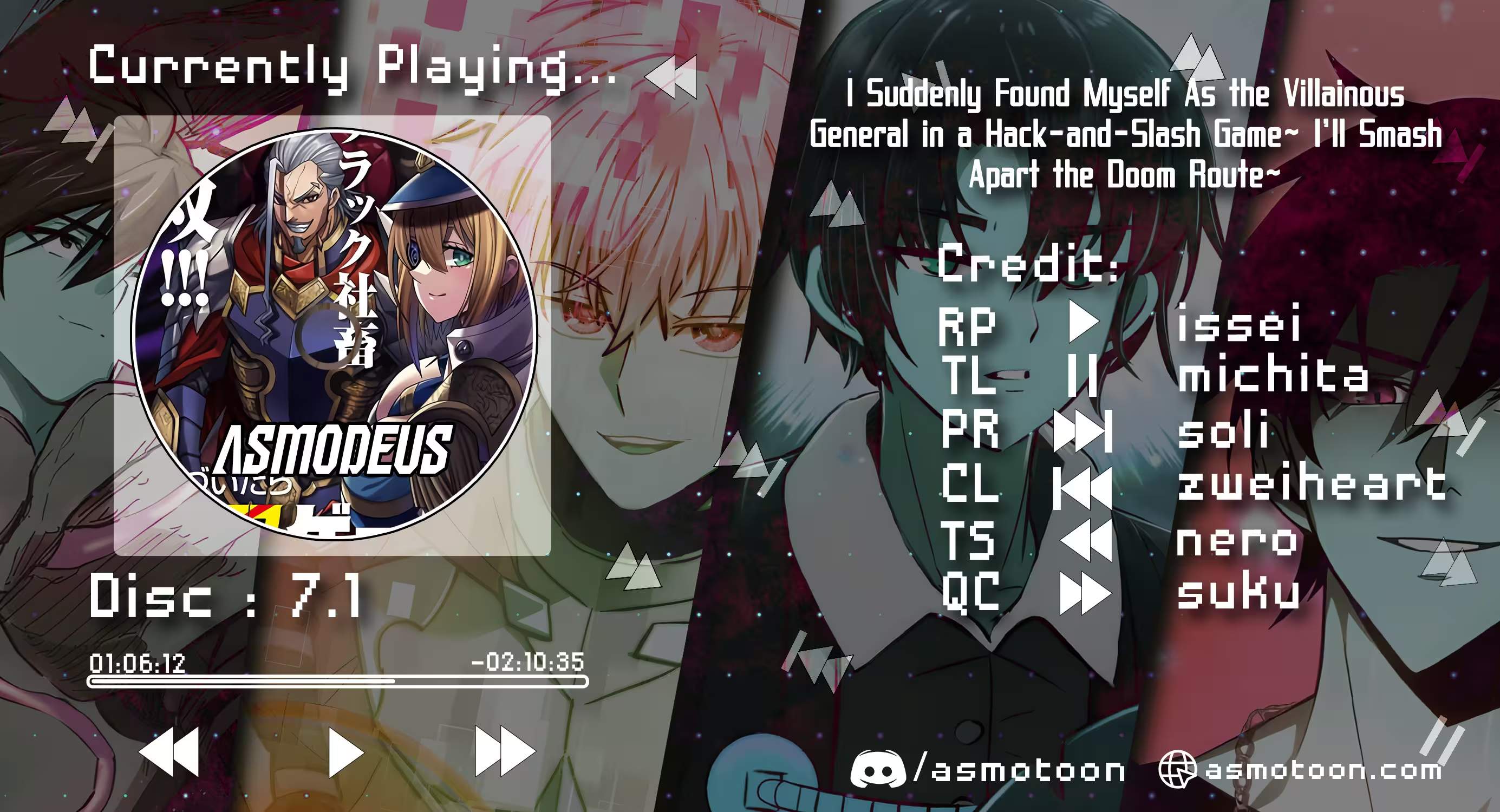 I Suddenly Found Myself as the Villainous General in a hack-and-slash Game~ I'll Smash Apart the Doom Route~ Chapter 7-1-eng-li - Page 0