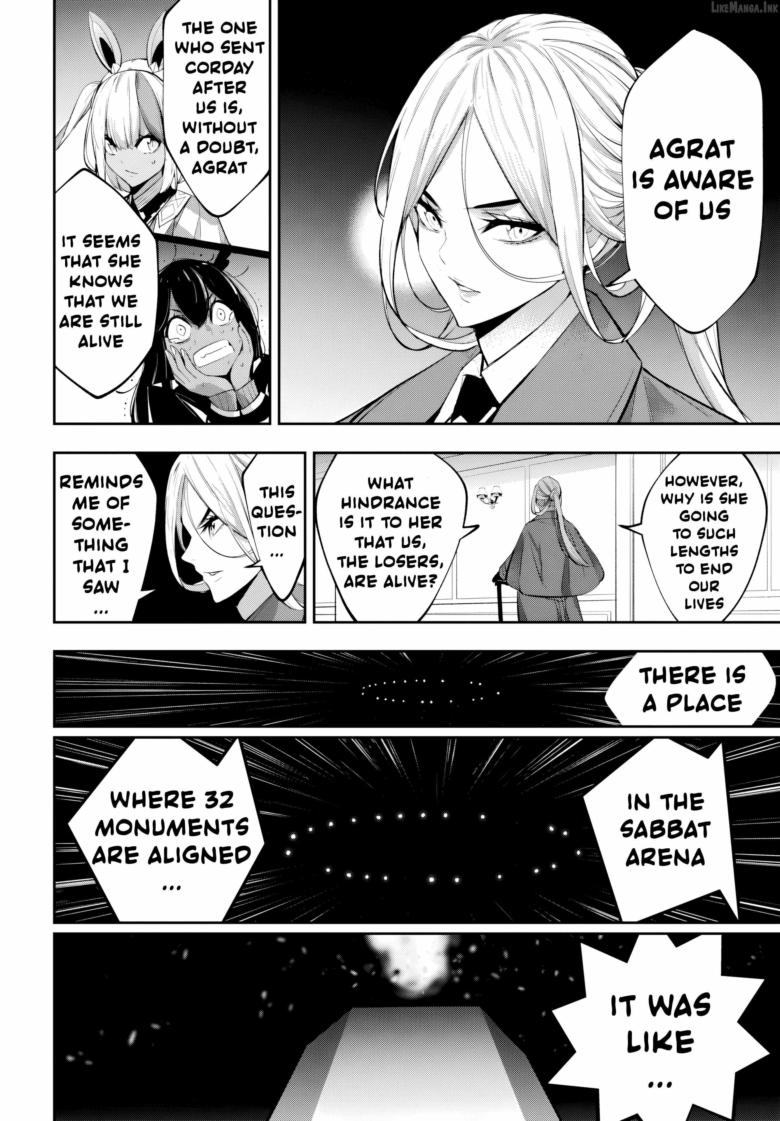 Majo Taisen: 32-nin no Isai no Majo wa Koroshiau Chapter 68-eng-li - Page 19