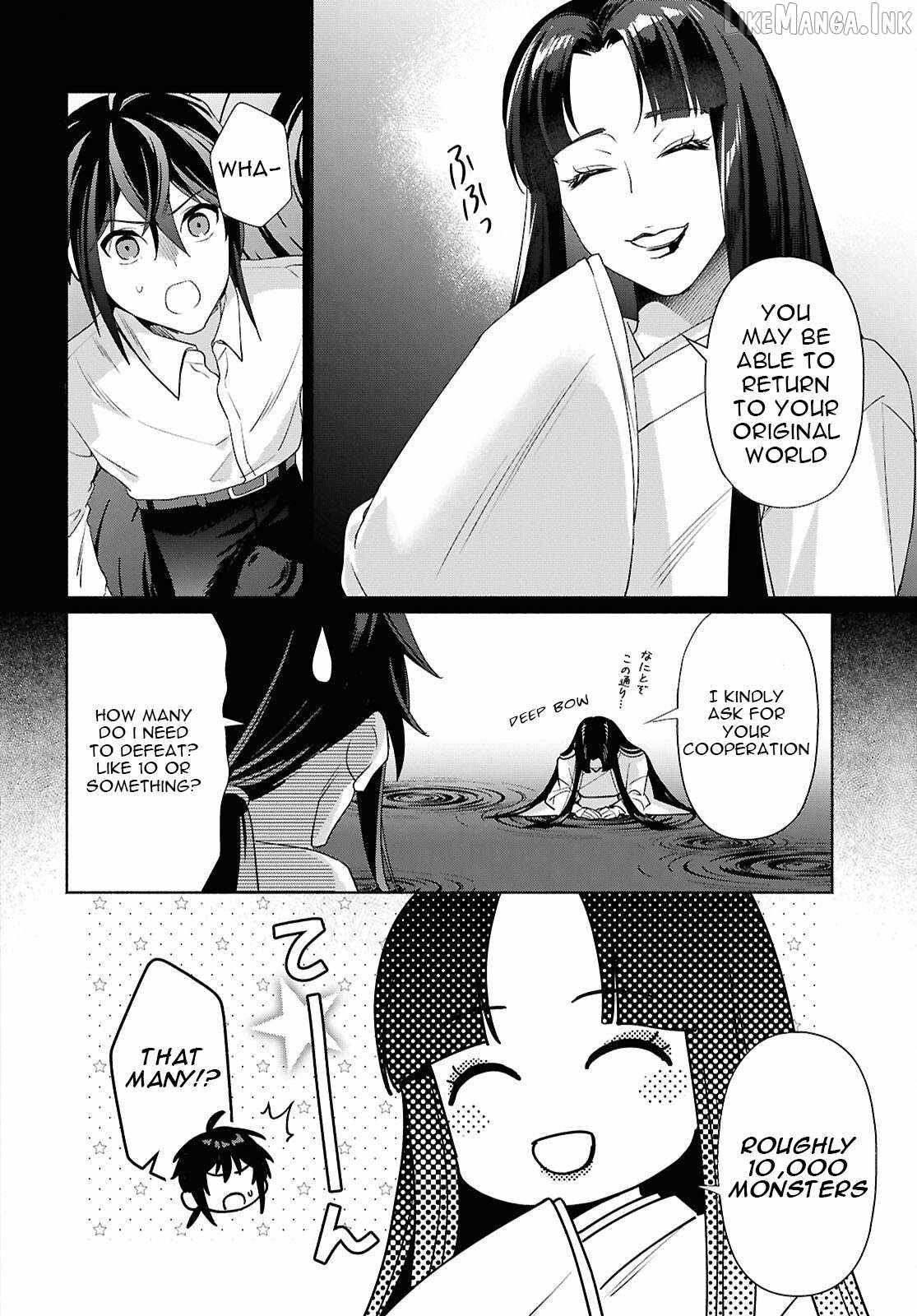 Muramura Shiteshimau Noroi no Youtou to Issho ni Isekai e Mayoikonde Shimatta Ken: Moto no Sekai e Kaeru tame ni Dorei o Hikiite Harem Party de Dungeon Kouryaku Shimasu Chapter 2-eng-li - Page 10