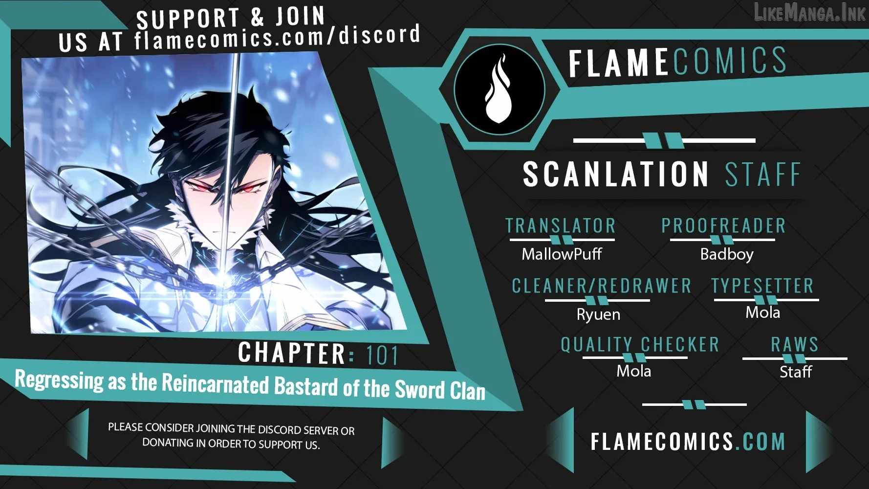 Regressing As The Reincarnated Bastard Of The Sword Clan Chapter 101-eng-li - Page 0
