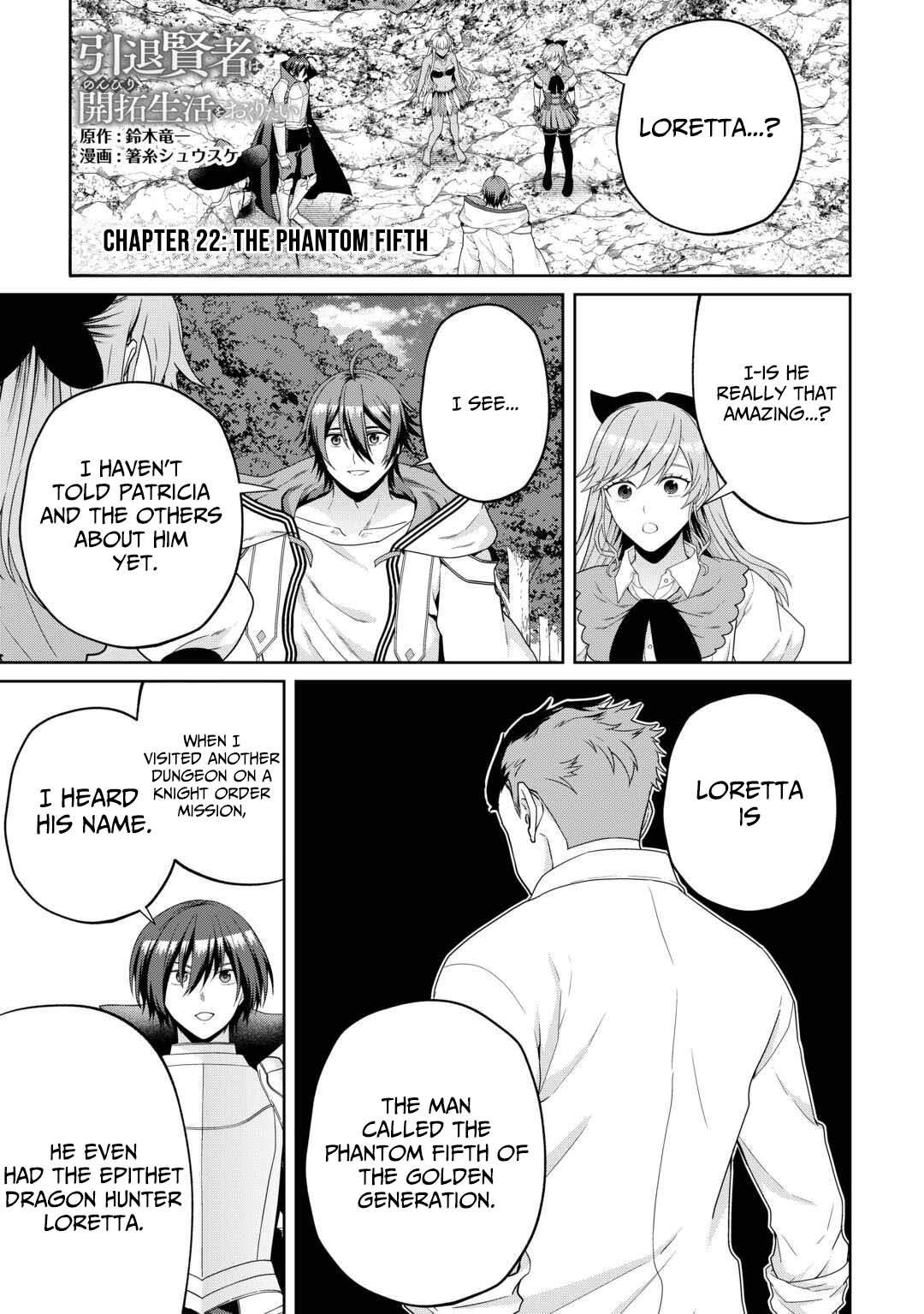 Intai Kenja wa Nonbiri Kaitaku Seikatsu wo Okuritai Chapter 22-eng-li - Page 1