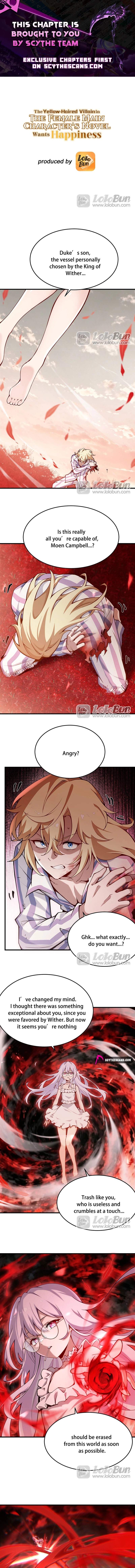 The Yellow-haired Villain in Female Main Character's Novel wants Happiness Chapter 77-eng-li - Page 0