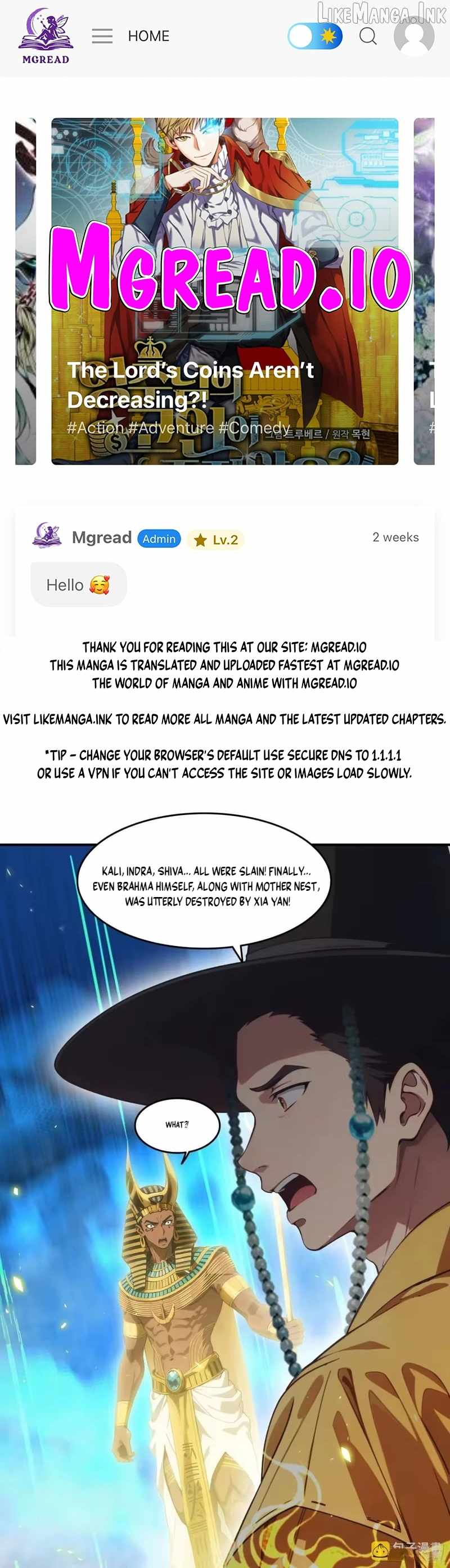 The Evil God Descends, I Own Great Hell Chapter 122-eng-li - Page 0
