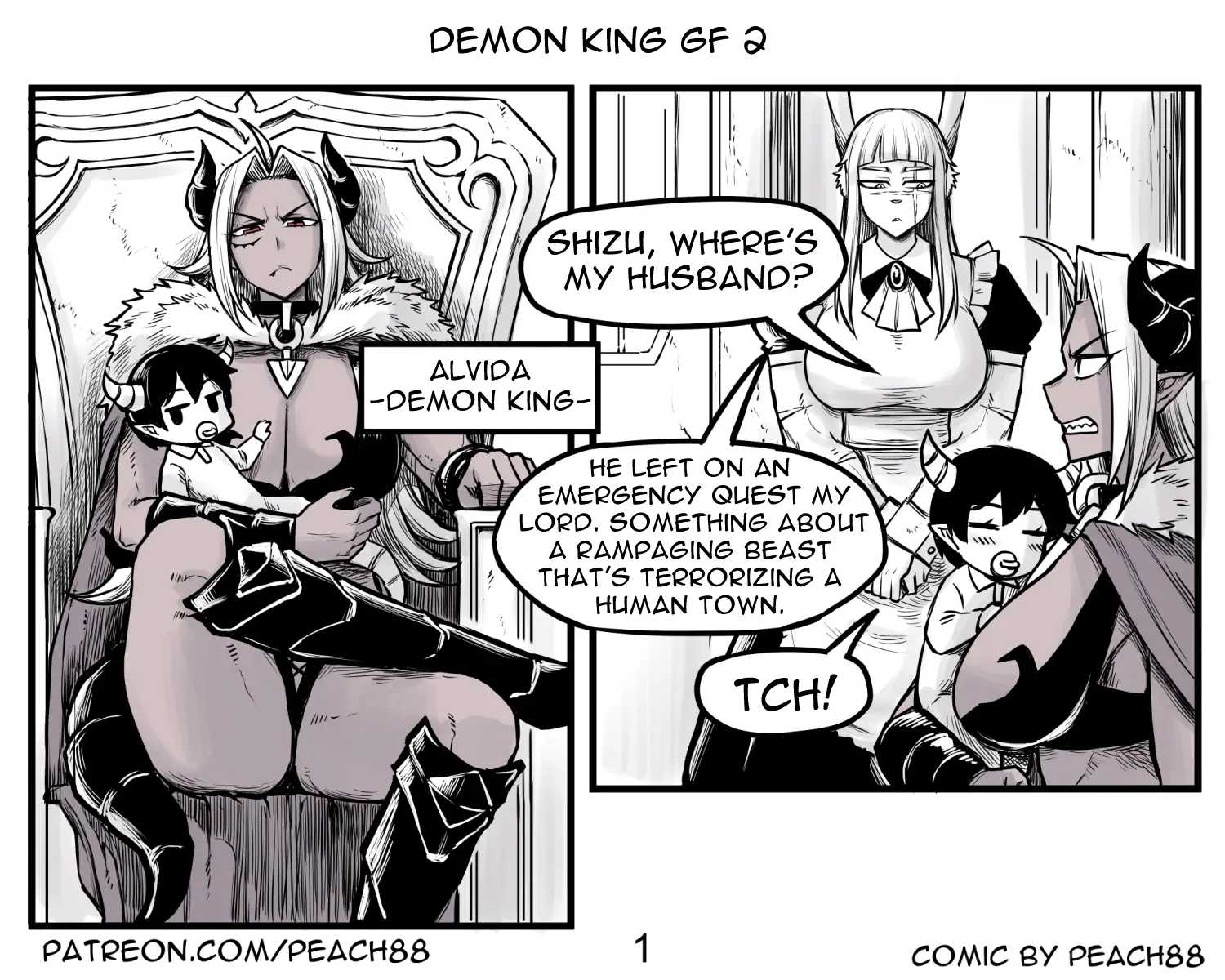 Demon king gf webtoon